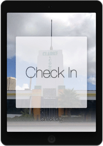 Check in process - new Visitor app