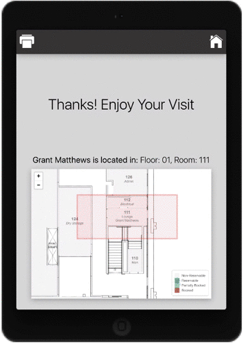 Floor Viewer - New Visitor app