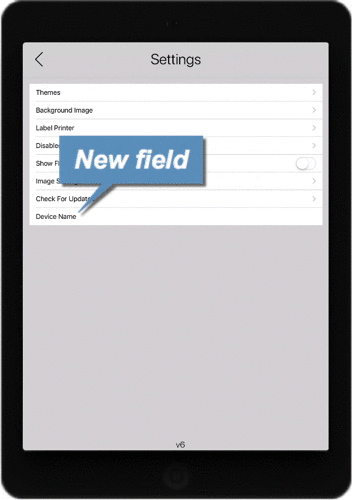 Device Name field - Visitor App.gif