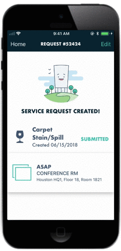 Service Request only - Hummingbird app.gif
